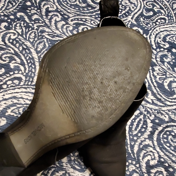 Michael Kors leather suede distressed booties - Picture 5 of 7